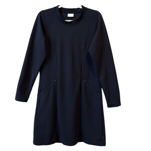 Columbia Silverhurst Ottoman Dress Women's M Blue Capsule Minimalist Athleisure